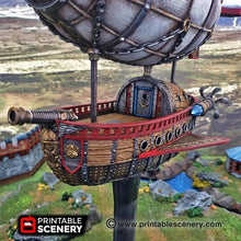 Load image into Gallery viewer, Dwarven Airship - Dwarves, Elves and Demons 28mm Wargaming Terrain D&amp;D, DnD