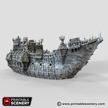 Load image into Gallery viewer, The Black Ship - The Lost Islands 28mm Wargaming Terrain D&amp;D, DnD Pirates