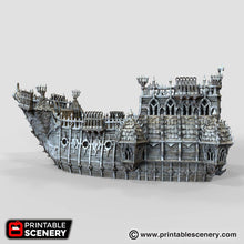Load image into Gallery viewer, The Black Ship - The Lost Islands 28mm Wargaming Terrain D&amp;D, DnD Pirates