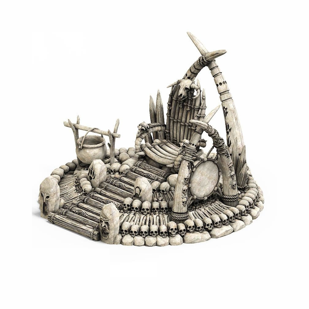 War Boss Throne - The Lost Islands 28mm 32mm Wargaming Terrain D&D, DnD