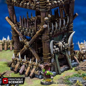 Tribal Tower - The Lost Islands 28mm 32mm Wargaming Terrain D&D, DnD