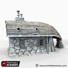 Load image into Gallery viewer, Boat House - The Lost Islands 28mm Wargaming Terrain D&amp;D DnD