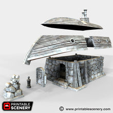 Load image into Gallery viewer, Boat House - The Lost Islands 28mm Wargaming Terrain D&amp;D DnD