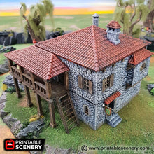 Load image into Gallery viewer, Port Tavern - The Lost Islands 15mm 28mm 32mm Wargaming Terrain D&amp;D, DnD Pirates