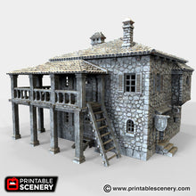Load image into Gallery viewer, Port Tavern - The Lost Islands 15mm 28mm 32mm Wargaming Terrain D&amp;D, DnD Pirates