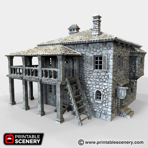 Port Tavern - The Lost Islands 15mm 28mm 32mm Wargaming Terrain D&D, DnD Pirates