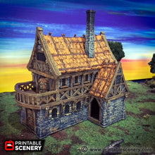 Load image into Gallery viewer, The Port Merchant - The Lost Islands 15mm 28mm 32mm Wargaming Terrain D&amp;D, DnD