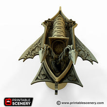 Load image into Gallery viewer, Sky Reaver Airship - Dwarves, Elves and Demons 28mm Wargaming Terrain D&amp;D, DnD