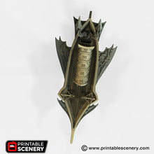 Load image into Gallery viewer, Sky Reaver Airship - Dwarves, Elves and Demons 28mm Wargaming Terrain D&amp;D, DnD
