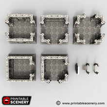 Load image into Gallery viewer, Gothic Spaceship - Rampage Future Gothic Set 32mm Wargaming Terrain D&amp;D, DnD