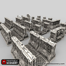 Load image into Gallery viewer, Gothic Spaceship - Rampage Future Gothic Set 32mm Wargaming Terrain D&amp;D, DnD