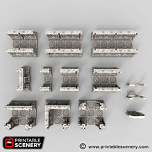Load image into Gallery viewer, Gothic Spaceship - Rampage Future Gothic Set 32mm Wargaming Terrain D&amp;D, DnD