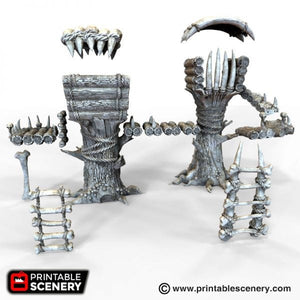 Tribal Cells - The Lost Islands 28mm 32mm Wargaming Terrain D&D, DnD