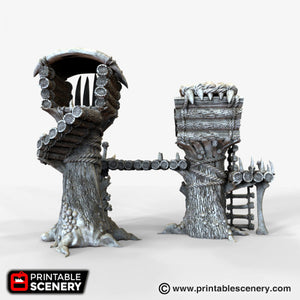 Tribal Cells - The Lost Islands 28mm 32mm Wargaming Terrain D&D, DnD