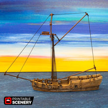 Load image into Gallery viewer, The Sloop - The Lost Islands 28mm 32mm Wargaming Terrain D&amp;D