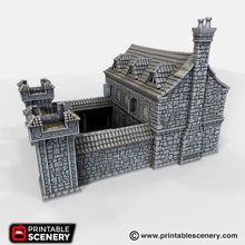 Load image into Gallery viewer, Ironhelm Barracks - Dwarves, Elves and Demons 28mm Wargaming Terrain D&amp;D, DnD