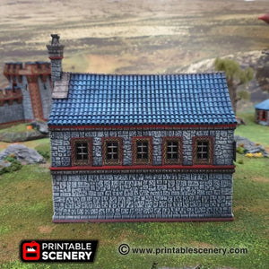 Ironhelm Barracks - Dwarves, Elves and Demons 28mm Wargaming Terrain D&D, DnD