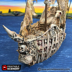 The Undead Fluyt - The Lost Islands 28mm Wargaming Terrain D&D Pirates