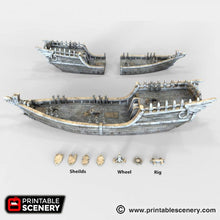 Load image into Gallery viewer, The Dhow - The Lost Islands 15mm 28mm 32mm Wargaming Terrain D&amp;D DnD Pirates