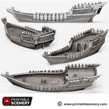 Load image into Gallery viewer, The Dhow - The Lost Islands 15mm 28mm 32mm Wargaming Terrain D&amp;D DnD Pirates