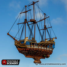 Load image into Gallery viewer, The Flying Frigate - The Lost Islands 28mm Wargaming Terrain D&amp;D, DnD