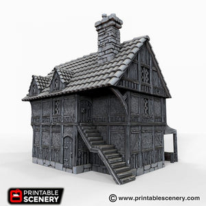 Merchants and Markets - Winterdale 15mm 28mm 32mm Wargaming Terrain D&D, DnD