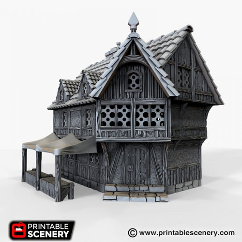 Merchants and Markets - Winterdale 15mm 28mm 32mm Wargaming Terrain D&D, DnD