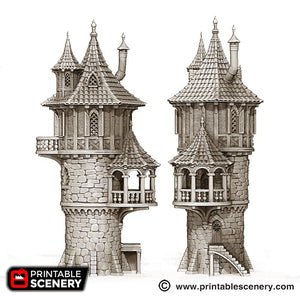 Wizard Tower - The Lost Islands 15mm 28mm 32mm Wargaming Terrain D&D, DnD