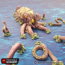 Load image into Gallery viewer, Kraken Monster - The Lost Islands Wargaming Terrain D&amp;D, DnD Pirates