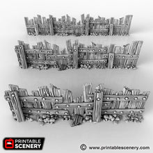 Load image into Gallery viewer, Ye Old Fence - The Lost Islands 15mm 28mm 32mm Wargaming Terrain D&amp;D, DnD