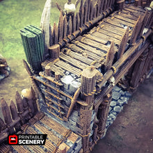 Load image into Gallery viewer, Entry Gates for Tribal Ramparts - 28mm 32mm The Lost Islands Wargaming Terrain D&amp;D