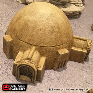 Future Buildings - Adobe Hut B 28mm 32mm Wargaming Terrain D&D, DnD