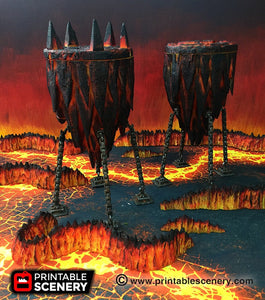 Chained Hellspike - Dwarves, Elves and Demons 28mm 32mm Wargaming Terrain D&D, DnD