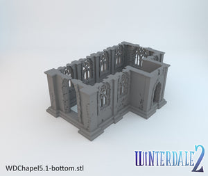The Chapel - Winterdale 28mm 32mm Wargaming Terrain D&D, DnD
