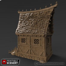 Load image into Gallery viewer, Winterdale Small Cottage - 28mm 32mm Wargaming Terrain D&amp;D, DnD