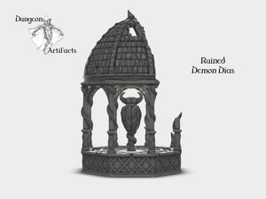 Ruined Demon Dais - Rampage 28mm 32mm Wargaming Terrain D&D, DnD