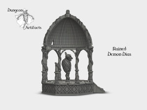 Ruined Demon Dais - Rampage 28mm 32mm Wargaming Terrain D&D, DnD