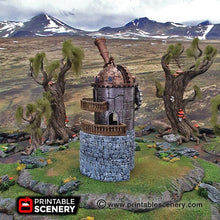 Load image into Gallery viewer, Observatory - Winterdale 28mm 32mm Wargaming Terrain D&amp;D, DnD