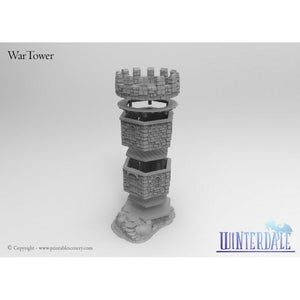 War Tower - Winterdale 28mm Wargaming Terrain D&D, DnD