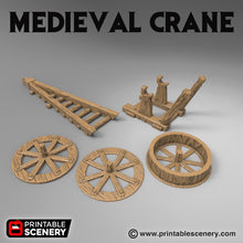 Load image into Gallery viewer, Medieval Crane - Winterdale 28mm 32mm Wargaming Terrain
