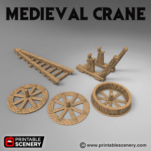 Medieval Crane - Winterdale 28mm 32mm Wargaming Terrain