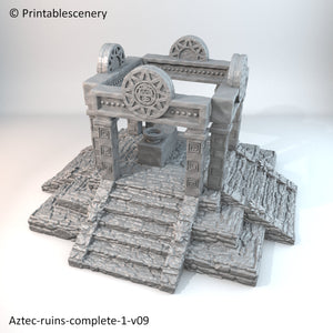 Aztec Ruins - Apocalypse 28mm 32mm Wargaming Terrain D&D DnD