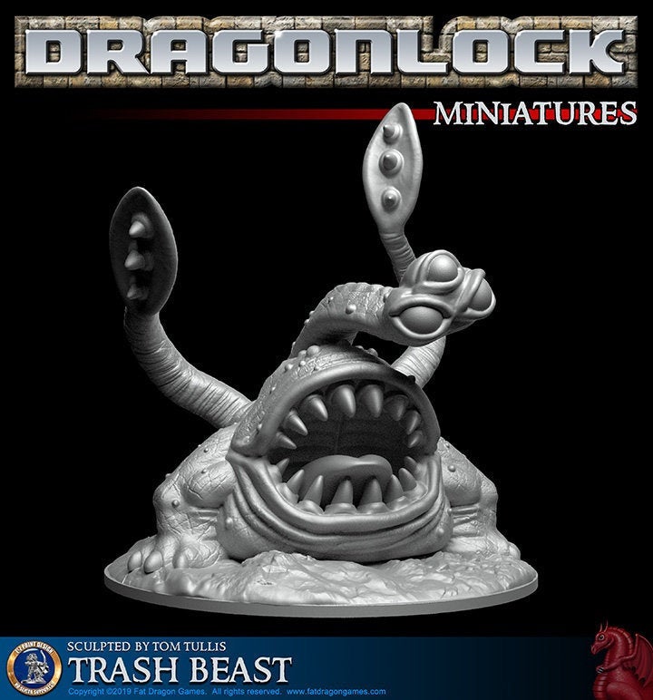 Trash Beast - Dragonlock Miniatures 28mm 32mm Wargaming Terrain D&D, DnD