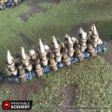 Load image into Gallery viewer, Tusk Fence - The Lost Islands 28mm 32mm Wargaming Terrain D&amp;D, DnD