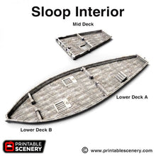Load image into Gallery viewer, The Sloop - The Lost Islands 28mm 32mm Wargaming Terrain D&amp;D