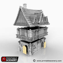 Load image into Gallery viewer, Port House - The Lost Islands 15mm 28mm 32mm Wargaming Terrain D&amp;D, DnD Pirates