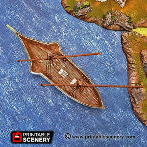 Sea Reaver Ship - Dwarves, Elves and Demons 15mm 28mm 32mm Wargaming Terrain D&D, DnD