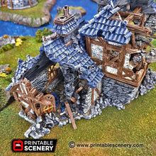 Load image into Gallery viewer, Ruined Navigator&#39;s Guild - The Lost Islands 15mm 28mm 32mm Wargaming Terrain D&amp;D DnD