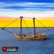 Load image into Gallery viewer, Skiff - The Lost Islands 15mm 28mm 32mm Wargaming Terrain D&amp;D, DnD