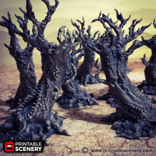 Load image into Gallery viewer, Vomiting Trees - 15mm 28mm 32mm The Lost Islands Wargaming Terrain D&amp;D, DnD